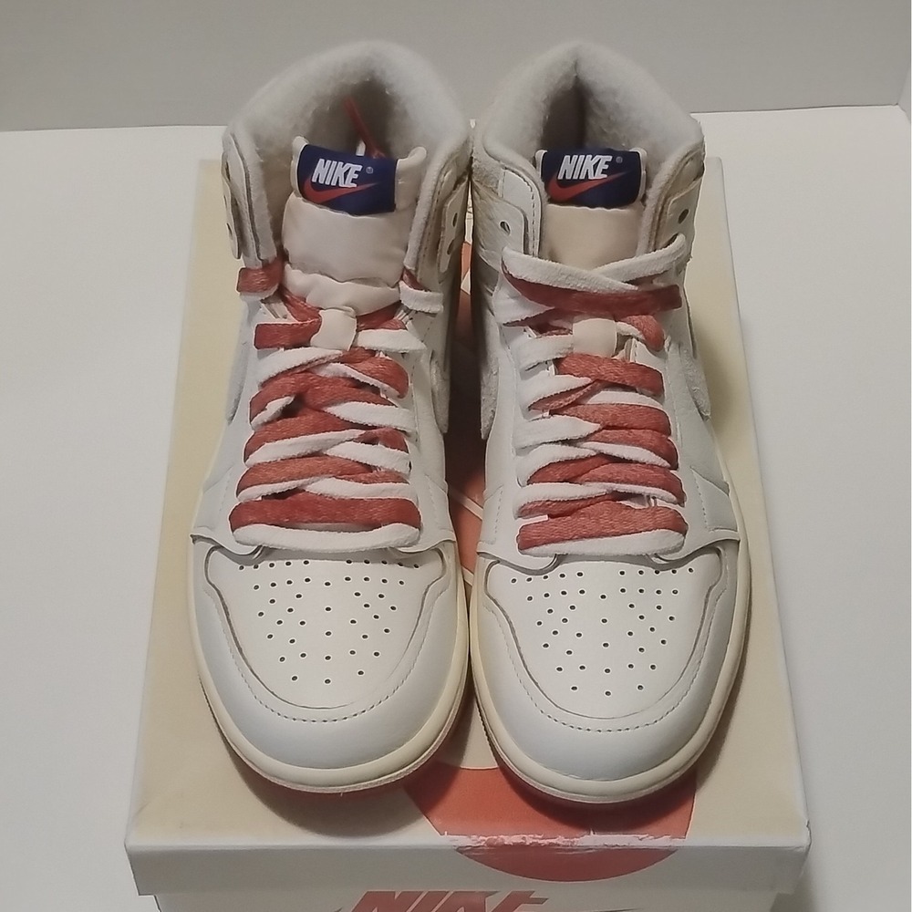 Women's Air Jordan 1 High OG Rare Air Sail Cinnabar High Top DB4612-100